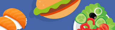 100x380 Sushi Burger Salad