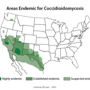 Valley Fever and Areas of Risk