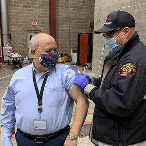 A Look Inside the EMS Drive-through Vaccination Clinic