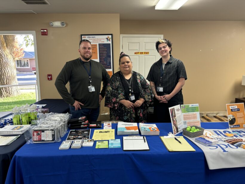 Staff and intern (right) from our Healthy Living program.