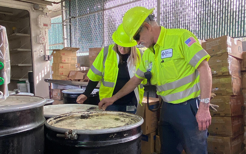 Pollution Prevention Program transfer station inspection